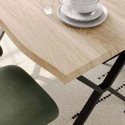 Ezra II 4 Seater Compact Rectangular Dining Table - thumbnail 3