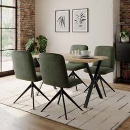 Ezra II 4 Seater Compact Rectangular Dining Table