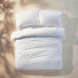 100% Egyptian Cotton 220 Thread Count Oxford Pillowcase - thumbnail 2