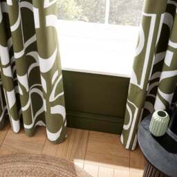 Brixton Modern Blackout Eyelet Curtains - thumbnail 4