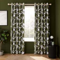 Brixton Modern Blackout Eyelet Curtains - thumbnail 2