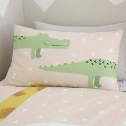 Catherine Lansfield Roarsome Animals Reversible Duvet Cover and Pillowcase Set - thumbnail 2