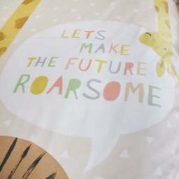 Catherine Lansfield Roarsome Animals Reversible Duvet Cover and Pillowcase Set - thumbnail 3