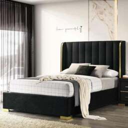 Phoenix Ottoman Bed Frame, Velvet - thumbnail 2