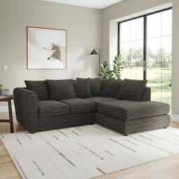 Blake Horizontal Jumbo Cord Corner Chaise Sofa