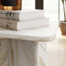 Lana Marble Small Side Table - thumbnail 3