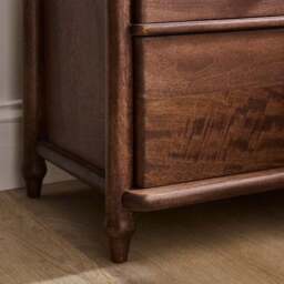 Elma 2 Drawer Bedside Table, Mango Wood - thumbnail 5