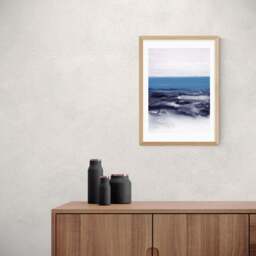 East End Prints Watercolor Landscape Blue Print - thumbnail 1