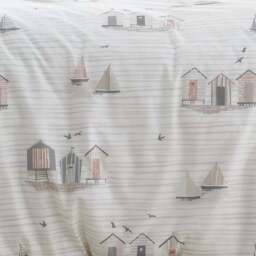 Fusion Beach Huts Duvet Cover and Pillowcase Set - thumbnail 3