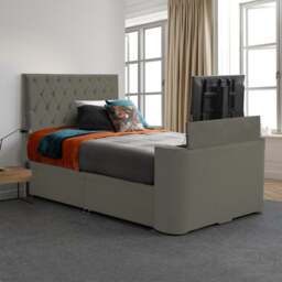 Sweet Dreams Opulence Studded Side Lift Ottoman TV Bed - thumbnail 1