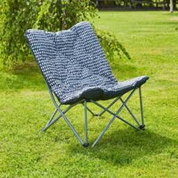 Polka Dot Padded Garden Butterfly Chair - thumbnail 2