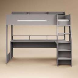 Skyhigh Small Double Gaming High Sleeper with Desk - thumbnail 6