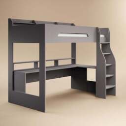 Skyhigh Small Double Gaming High Sleeper with Desk - thumbnail 5