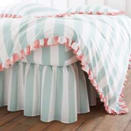Emmy Frilled Stripe 100% Cotton Valance - thumbnail 1
