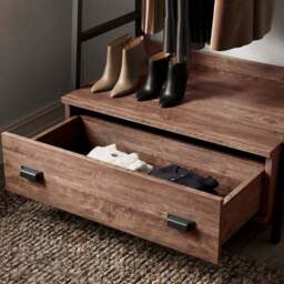 Fulton Open Wardrobe, Pine - thumbnail 4