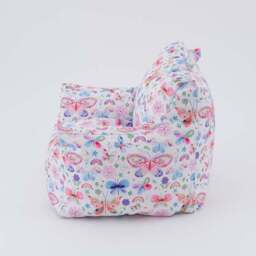 Watercolour Butterfly Kids Bean Bag Chair - thumbnail 4