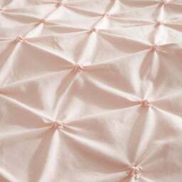 Aster Pintuck 100% Cotton Duvet Cover & Pillowcase Set - thumbnail 3