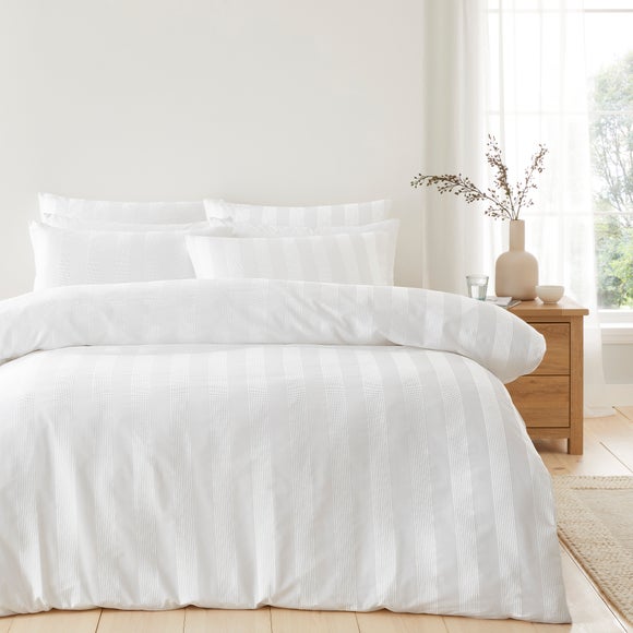 Dixon Waffle 100% Cotton Duvet Cover & Pillowcase Set - image 1