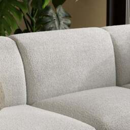 Romy Chunky Tonal Boucle Modular 3 Seater Sofa - thumbnail 4