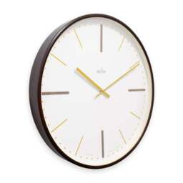 Acctim Knoll Dark Wood Wall Clock - thumbnail 2