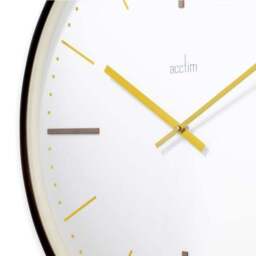 Acctim Knoll Dark Wood Wall Clock - thumbnail 4