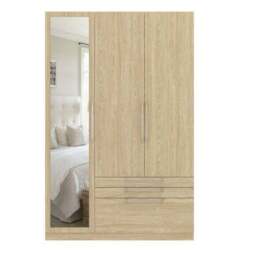 Foster Triple 3 Drawer Wardrobe - thumbnail 2
