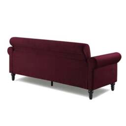 Greta Velvet 3 Seater Sofa - thumbnail 4