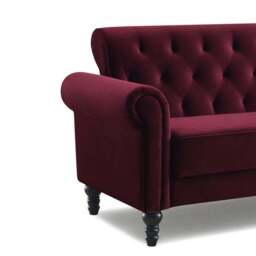 Greta Velvet 3 Seater Sofa - thumbnail 2