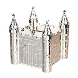 Bambino Silver Plated Castle Money Box - thumbnail 2