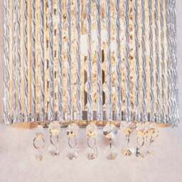 Vogue Galina Crystal Wall Light Chrome - thumbnail 3