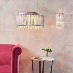 Vogue Galina Crystal Wall Light Chrome - thumbnail 6