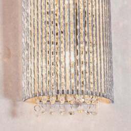 Vogue Galina Crystal Wall Light Chrome - thumbnail 2