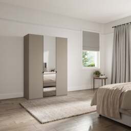 Wiemann Kahla 3 Door Mirrored Wardrobe - thumbnail 1