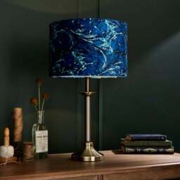 Marble Drum Lamp Shade - thumbnail 3