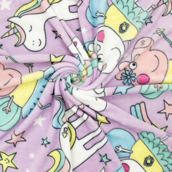 Peppa Pig Bedtime Fleece Blanket 100cm x 150cm - image 1