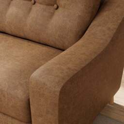 Baxter II Arizona Faux Leather 4 Seater Sofa - thumbnail 4