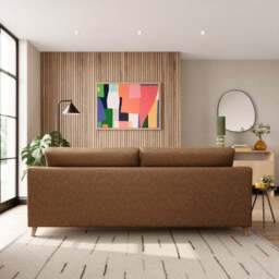 Baxter II Arizona Faux Leather 4 Seater Sofa - thumbnail 2