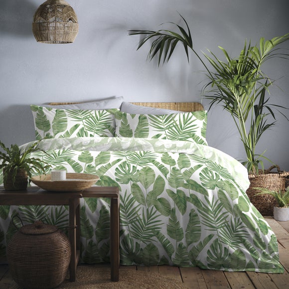 Tahiti Green Duvet Cover and Pillowcase Set - image 1
