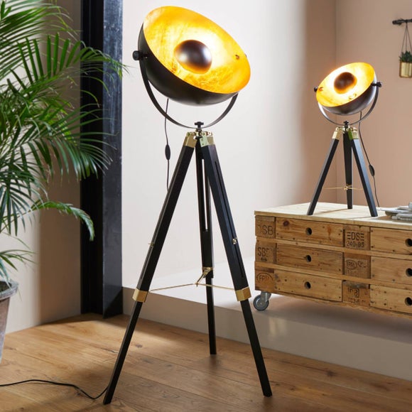 EGLO Covaleda Uplighter Tripod Floor Lamp - image 1