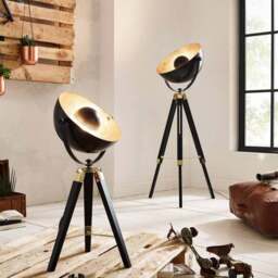 EGLO Covaleda Uplighter Tripod Floor Lamp - thumbnail 4