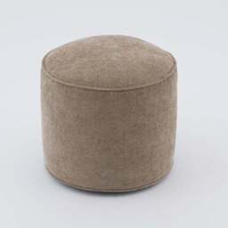 Chenille Round Pouffe - thumbnail 3