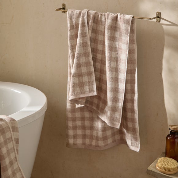 Yard Barton Check Cotton Towel - image 1