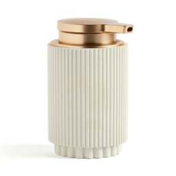 Modern Luxe Ribbed Resin Soap Dispenser - thumbnail 3