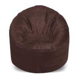 Kaikoo Brushed Faux Suede Bean Bag Chill Chair - thumbnail 1