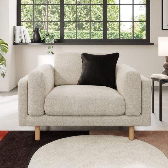 Newton Chunky Tonal Weave Snuggle Chair - image 1