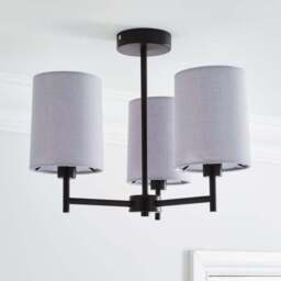 Prescot 3 Light Semi Flush Ceiling Light - thumbnail 2