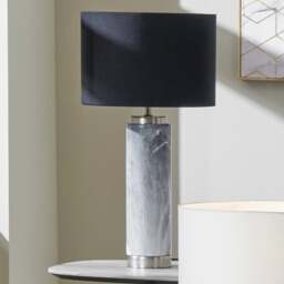 Carrara Grey Tall Table Lamp - thumbnail 1