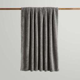 Henwood Textured Fleece Throw Blanket 130cm x 170cm - thumbnail 3
