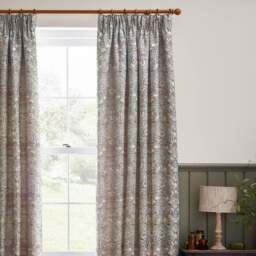 Morris & Co. Strawberry Thief Jacquard Pencil Pleat Curtains