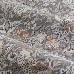Morris & Co. Strawberry Thief Jacquard Pencil Pleat Curtains - thumbnail 3